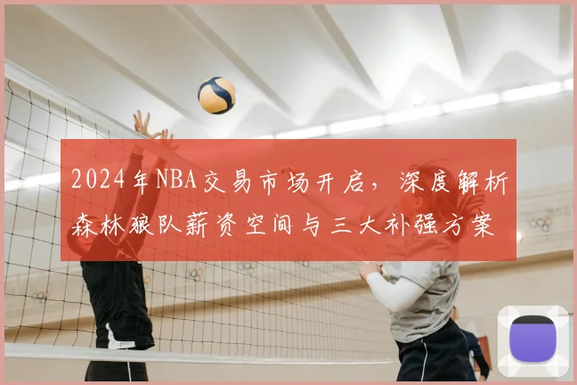 2024年NBA交易市场开启，深度解析森林狼队薪资空间与三大补强方案